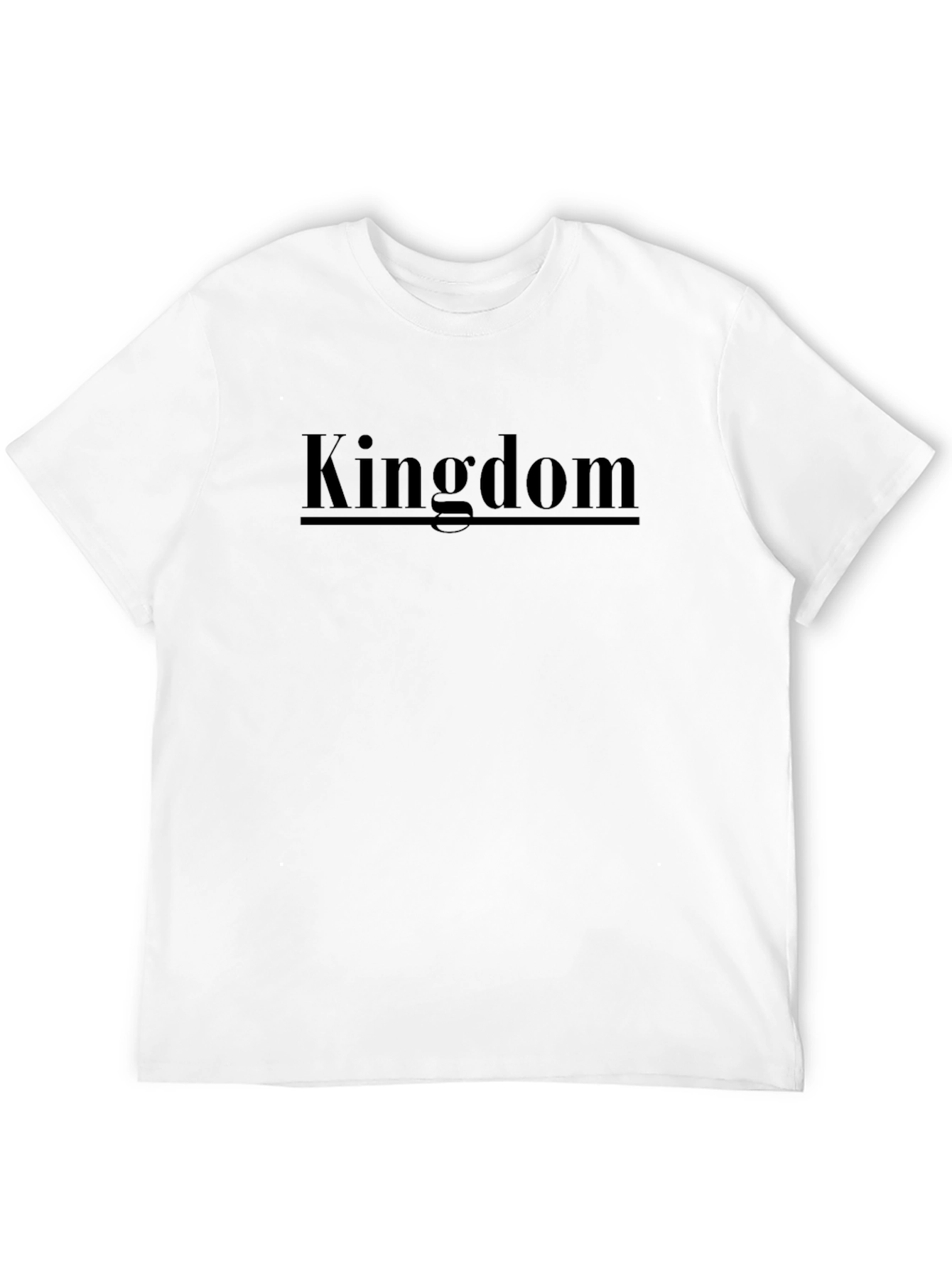 Kingdom Tee - Black Graphic T-Shirt