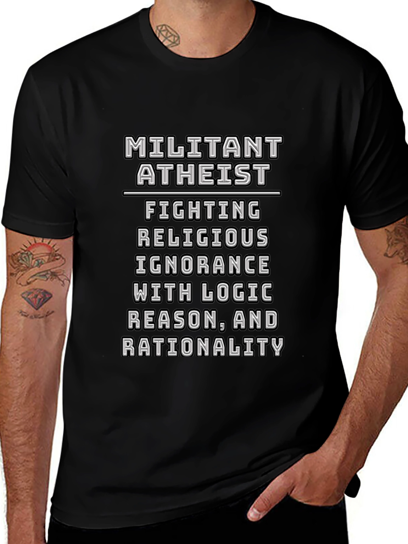 Militant Atheist Logic T-Shirt