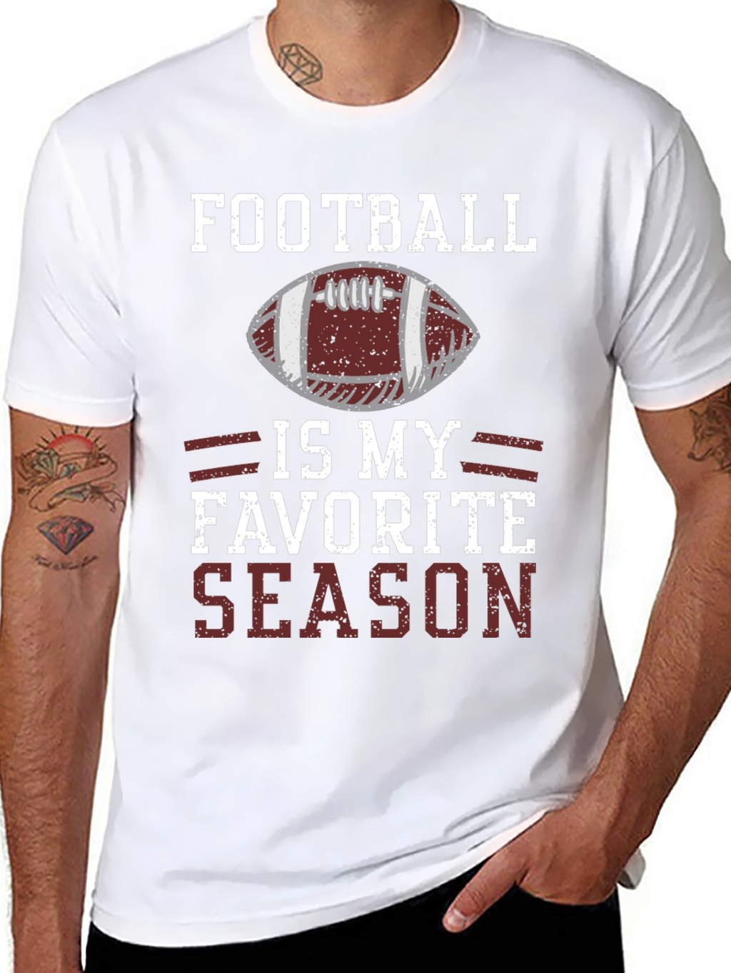 Football Is My Favorite Season Graphic Tee