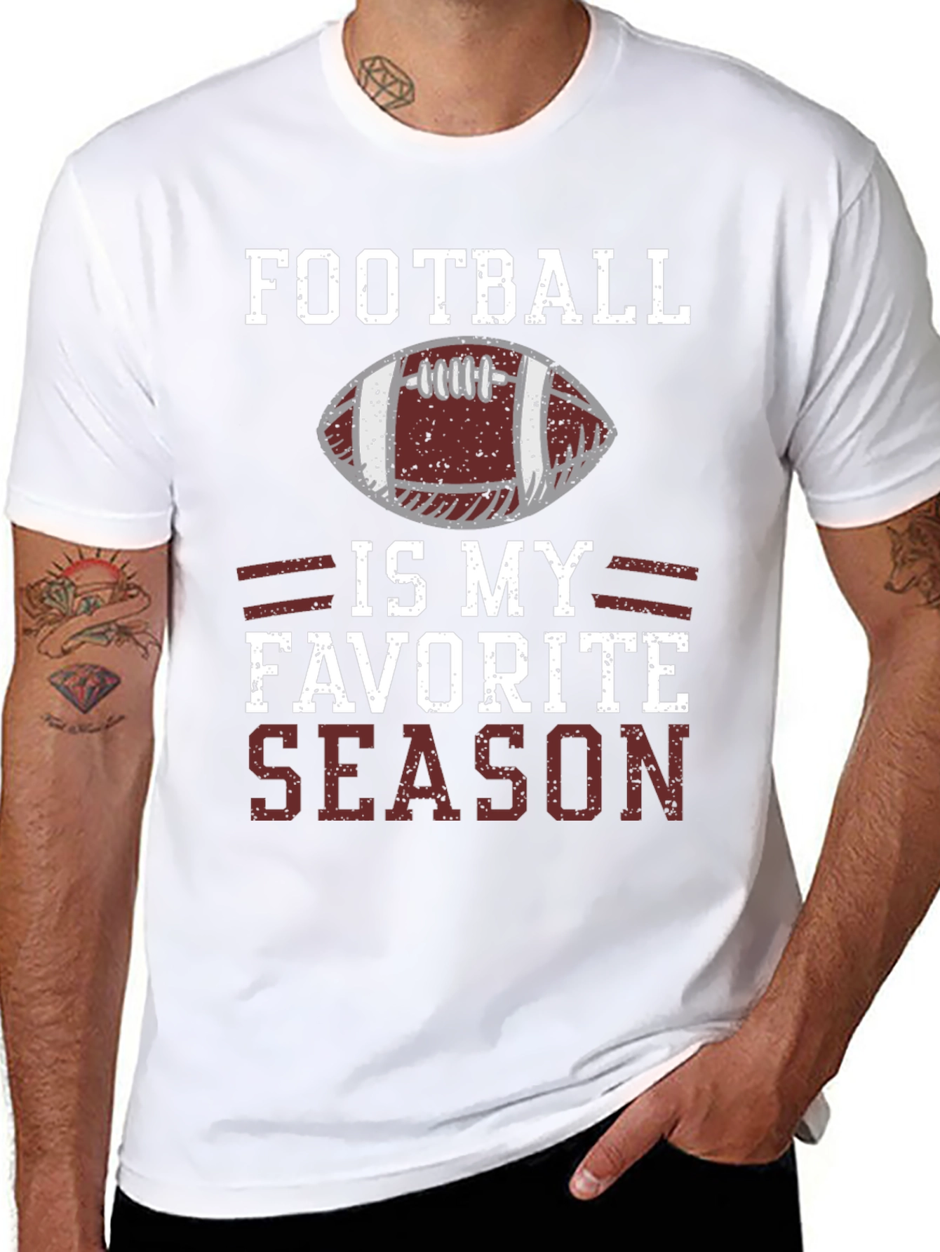 Football Is My Favorite Season Graphic Tee