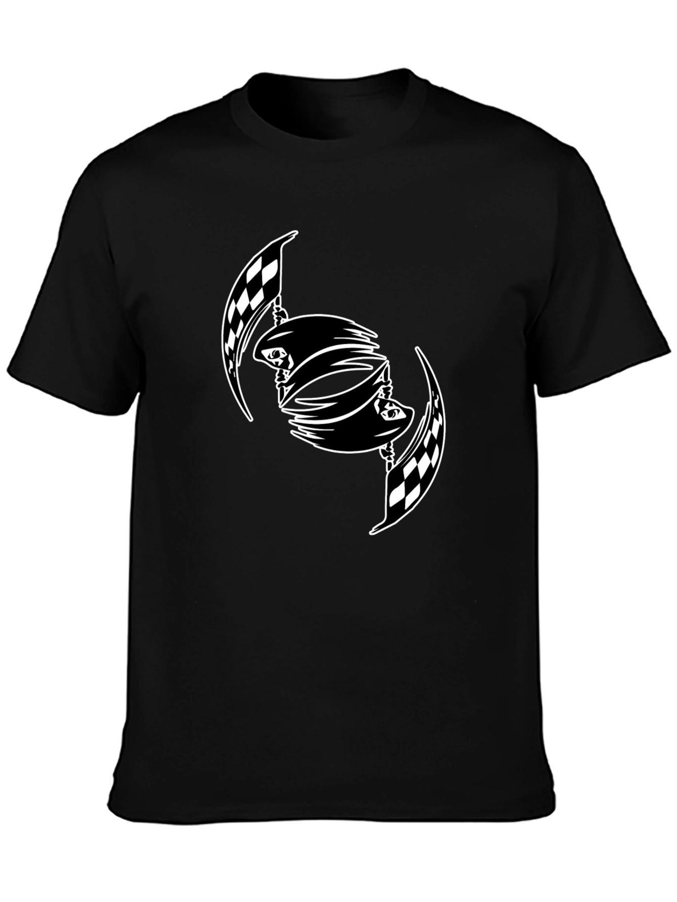 Checkered Flag T-Shirt: Graphic Tee for Race Fans