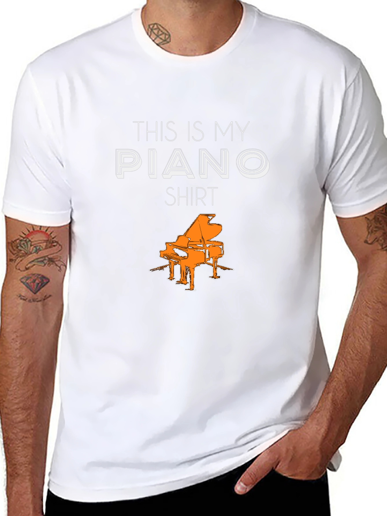 This Is My Piano Shirt - Musician Tee