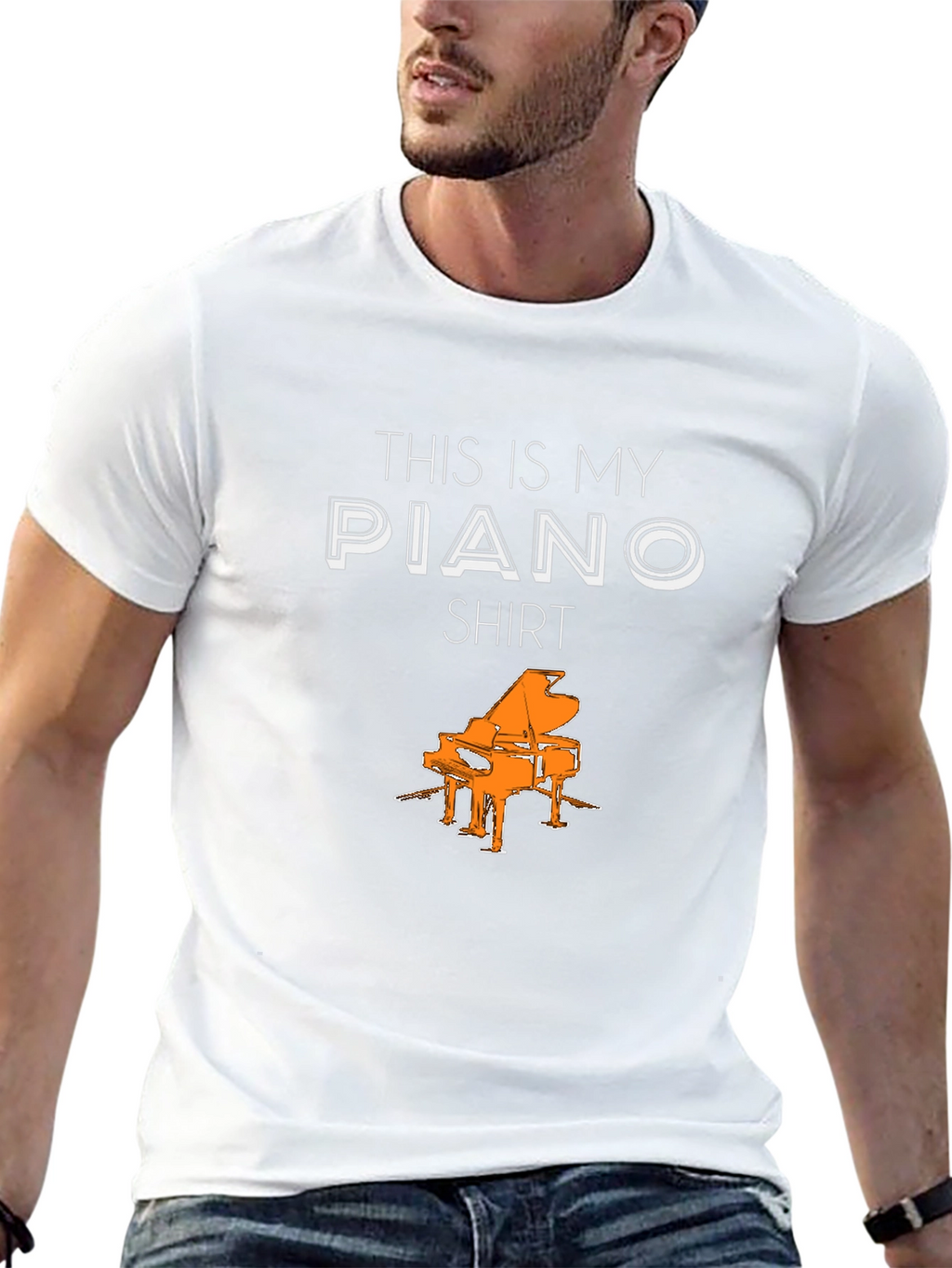 This Is My Piano Shirt - Musician Tee