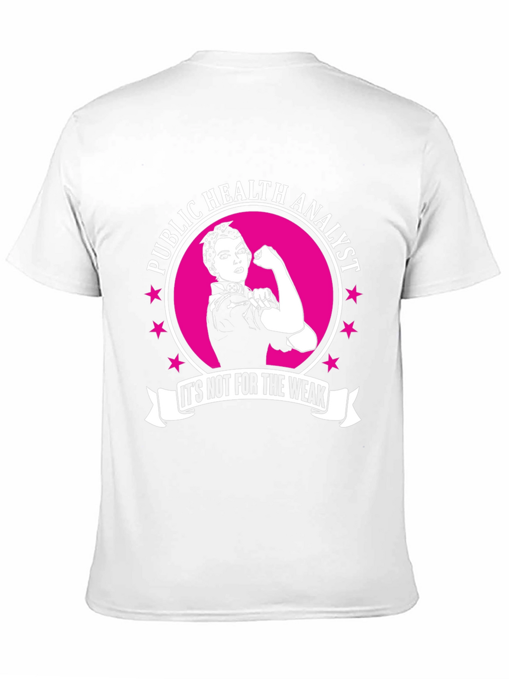 Public Health Analyst Strong Women Black T-Shirt