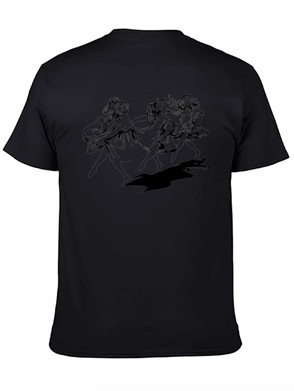 Mystic Women Graphic Black T-Shirt