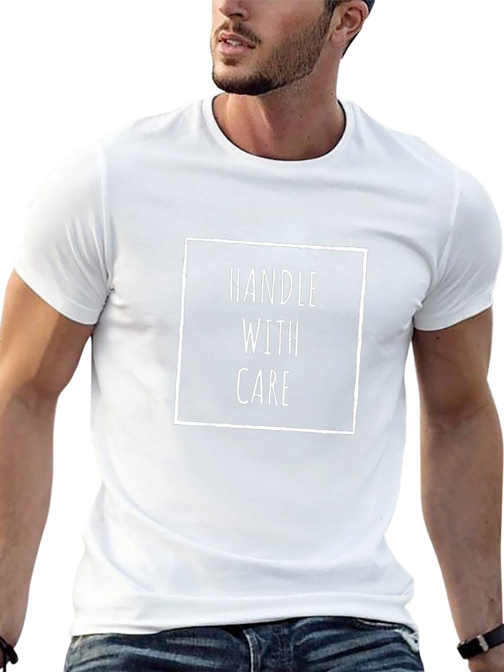 Handle with Care T-Shirt - Soft Cotton Tee