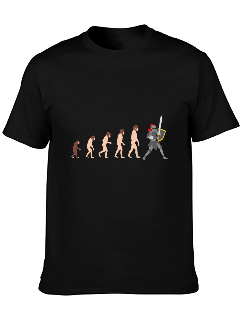 Evolution to Knight Black T-Shirt