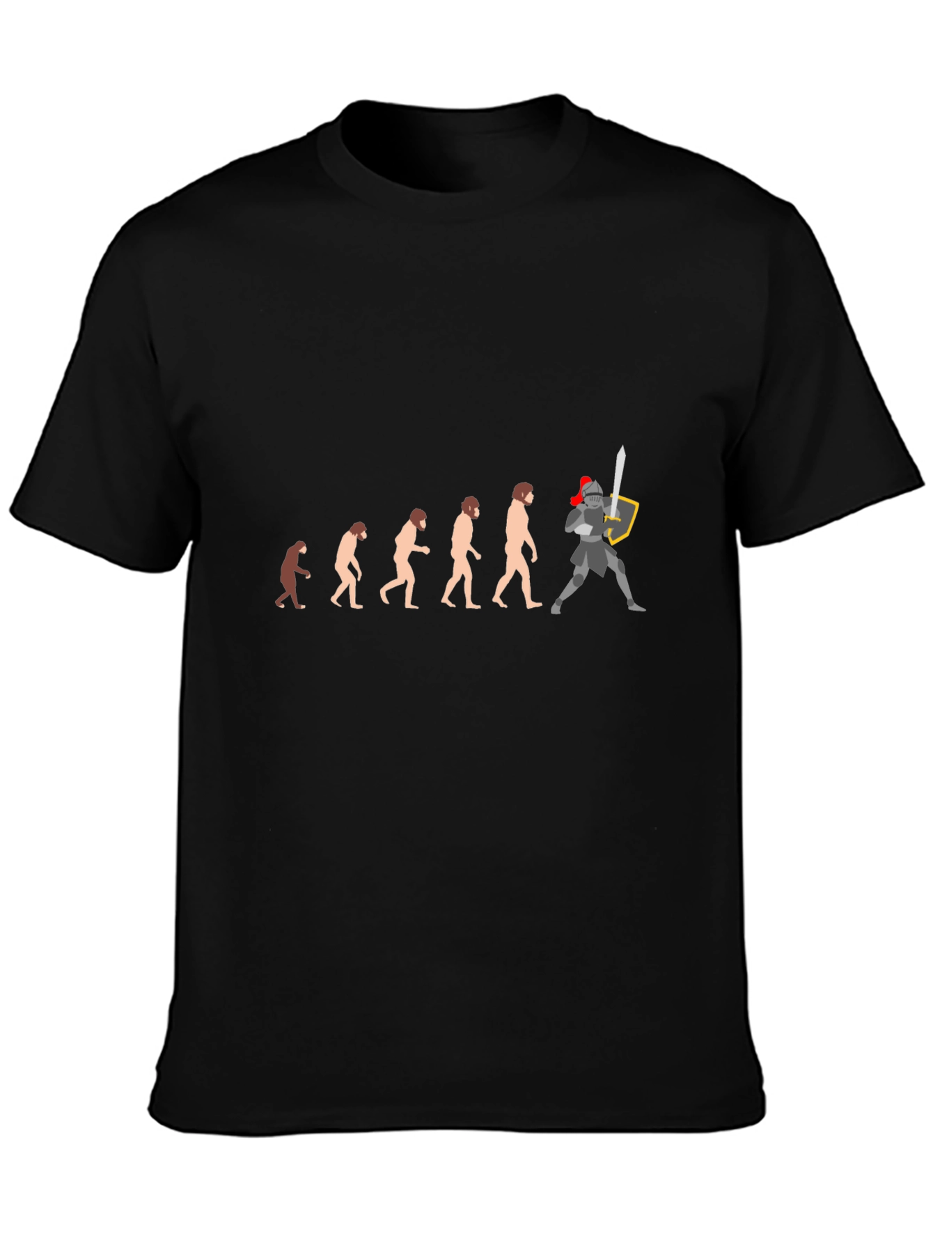 Evolution to Knight Black T-Shirt