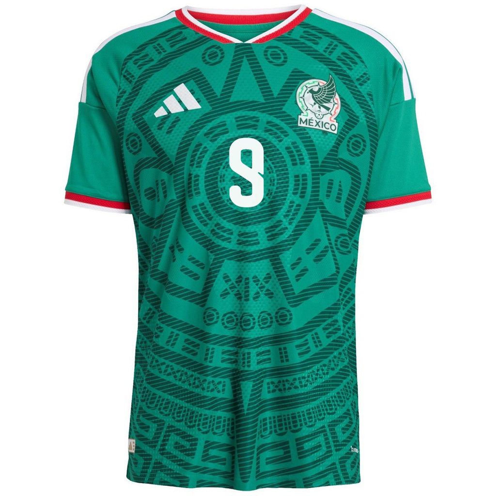 Raúl #9 Mexico Home Match Jersey Player Version World Cup 2026 Back