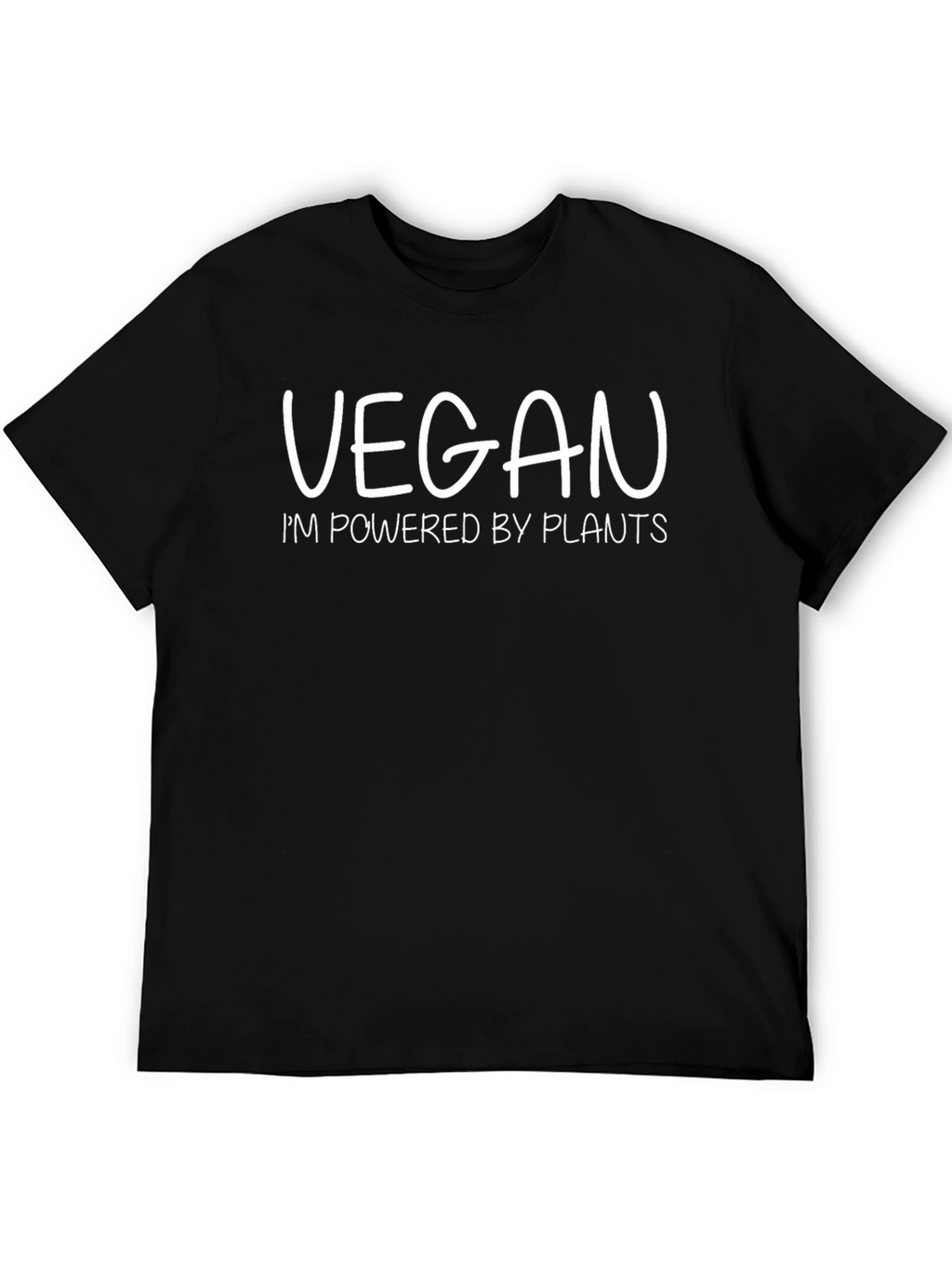 Vegan Powered by Plants Black T-Shirt