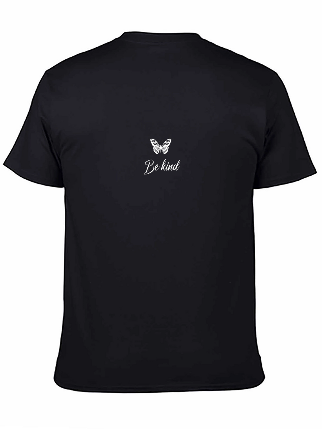 Be Kind Butterfly Graphic Black T-Shirt