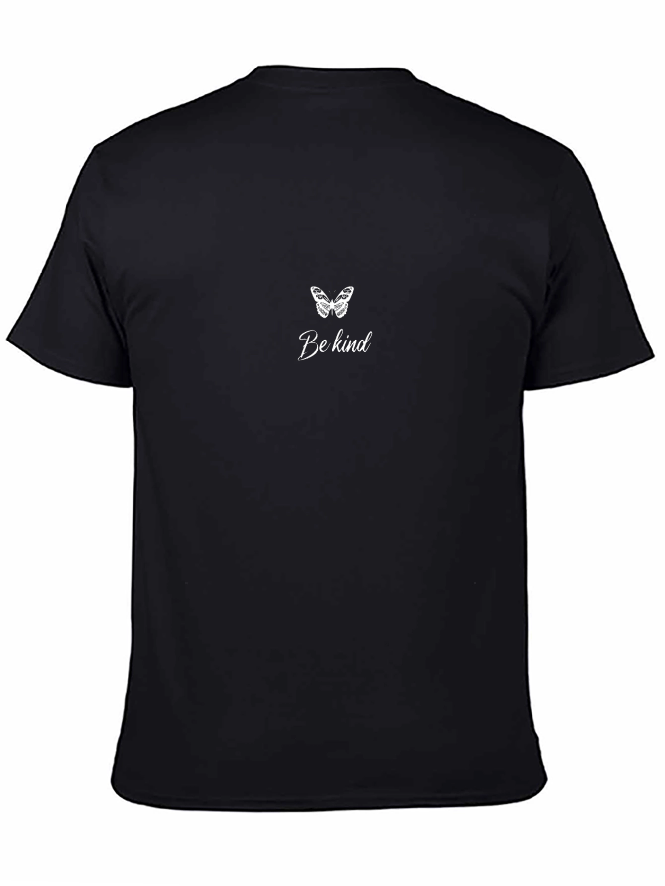 Be Kind Butterfly Graphic Black T-Shirt