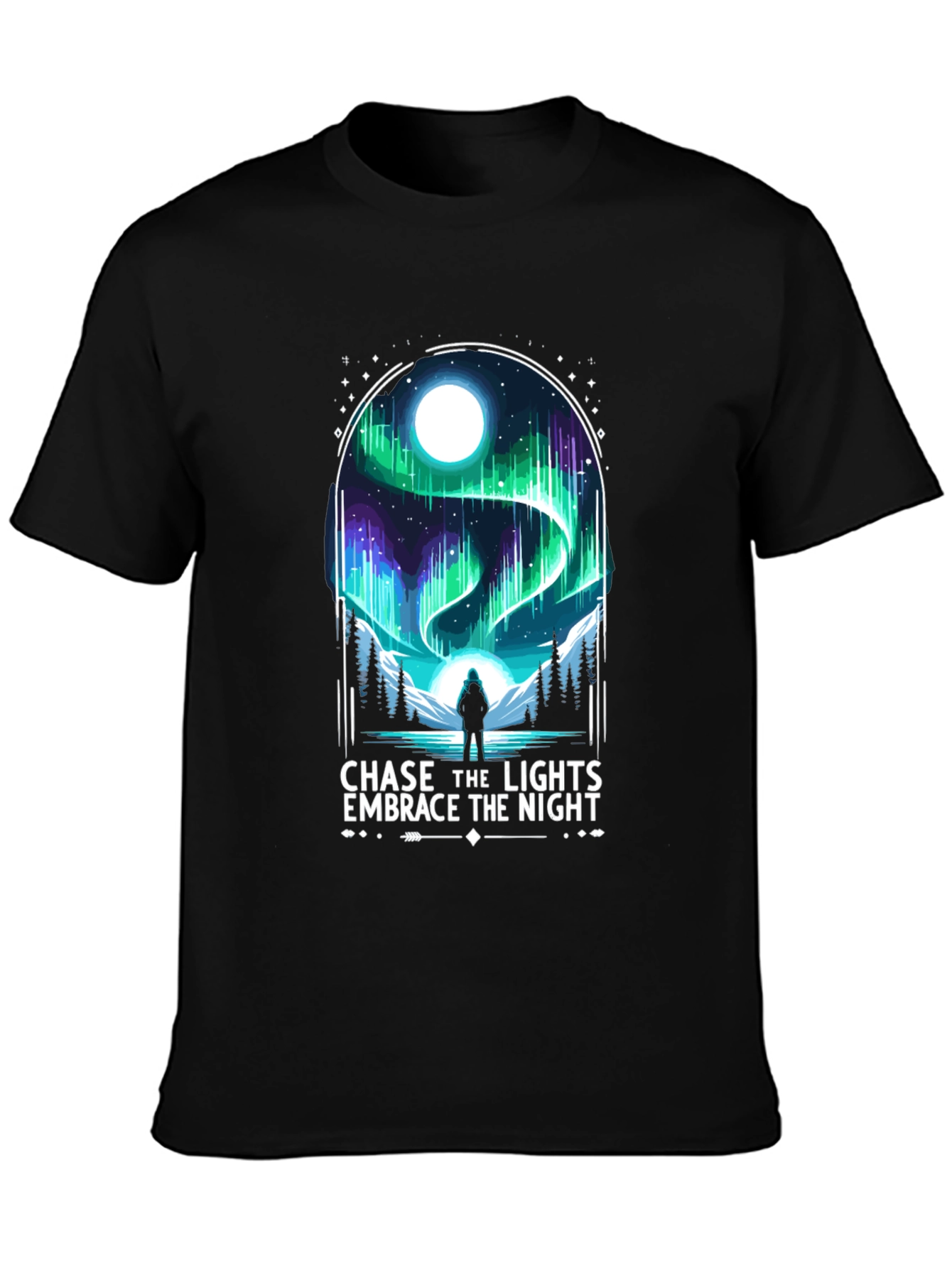 Chase the Lights T-Shirt - Embrace the Night