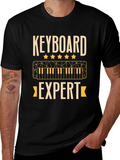 Keyboard Expert Graphic Tee - Musician T-Shirt
