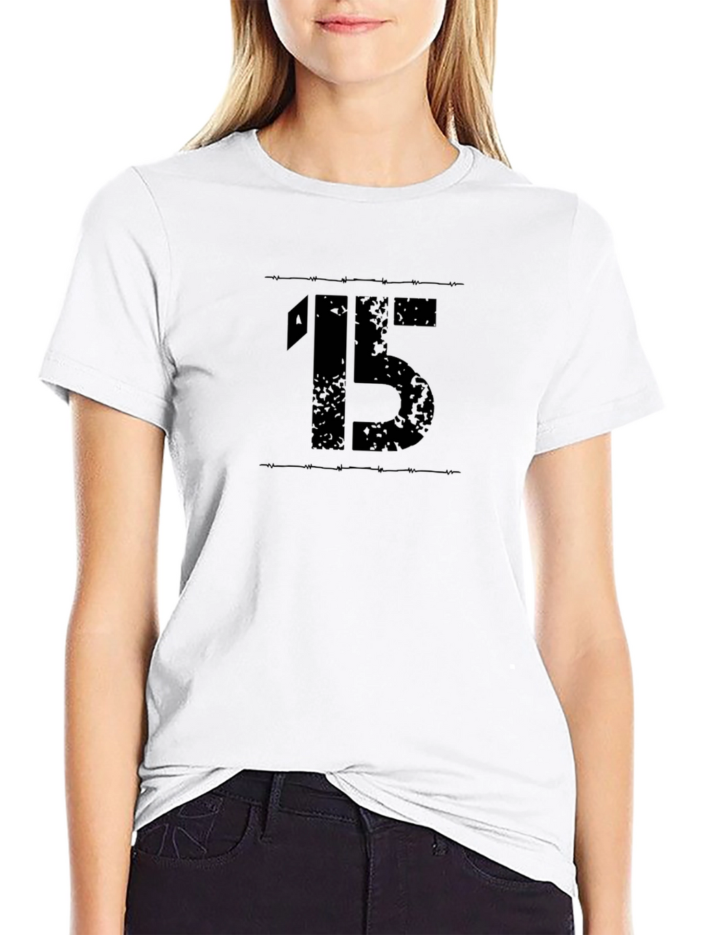 Mens Black 15 Graphic Tee