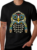 Sugar Skull Owl T-Shirt - Day of the Dead
