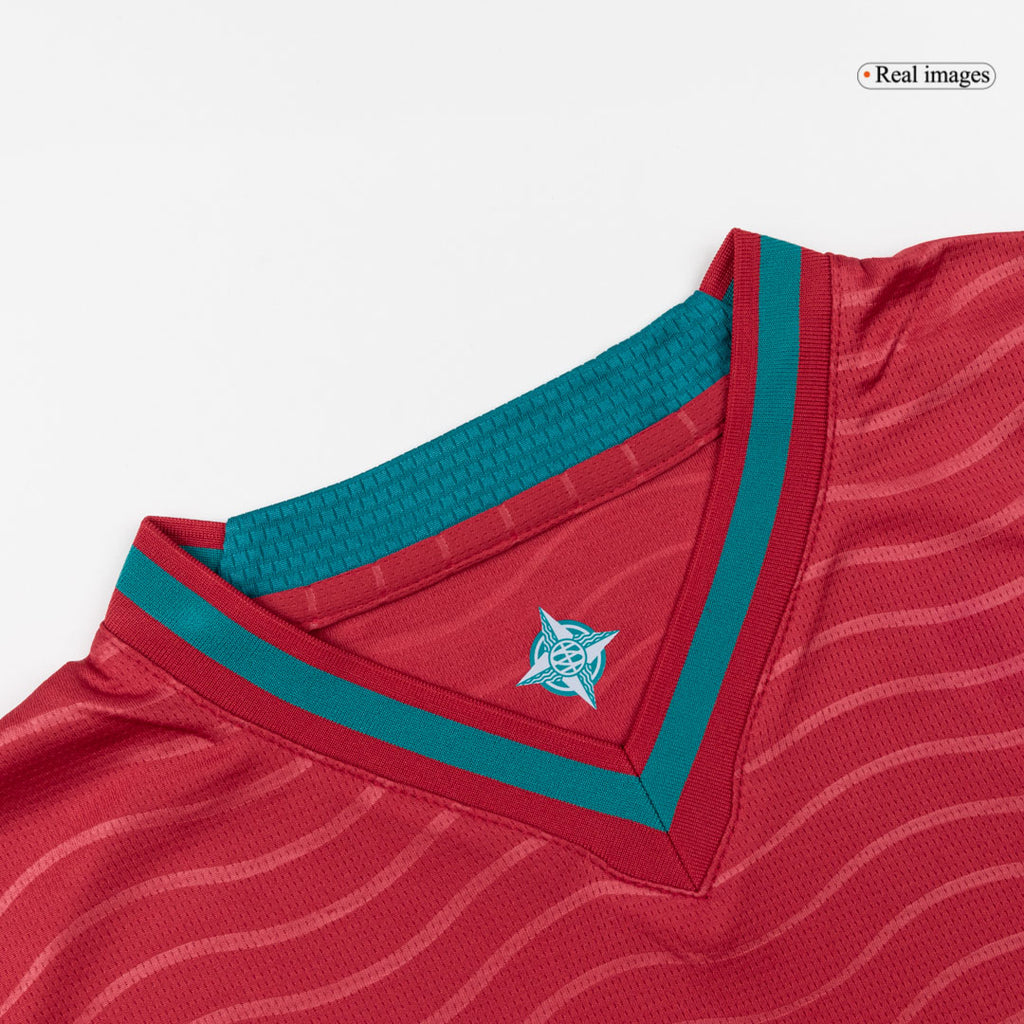 B.FERNANDES#8 Portugal Home Soccer Jersey World Cup 2026 Red Image 4