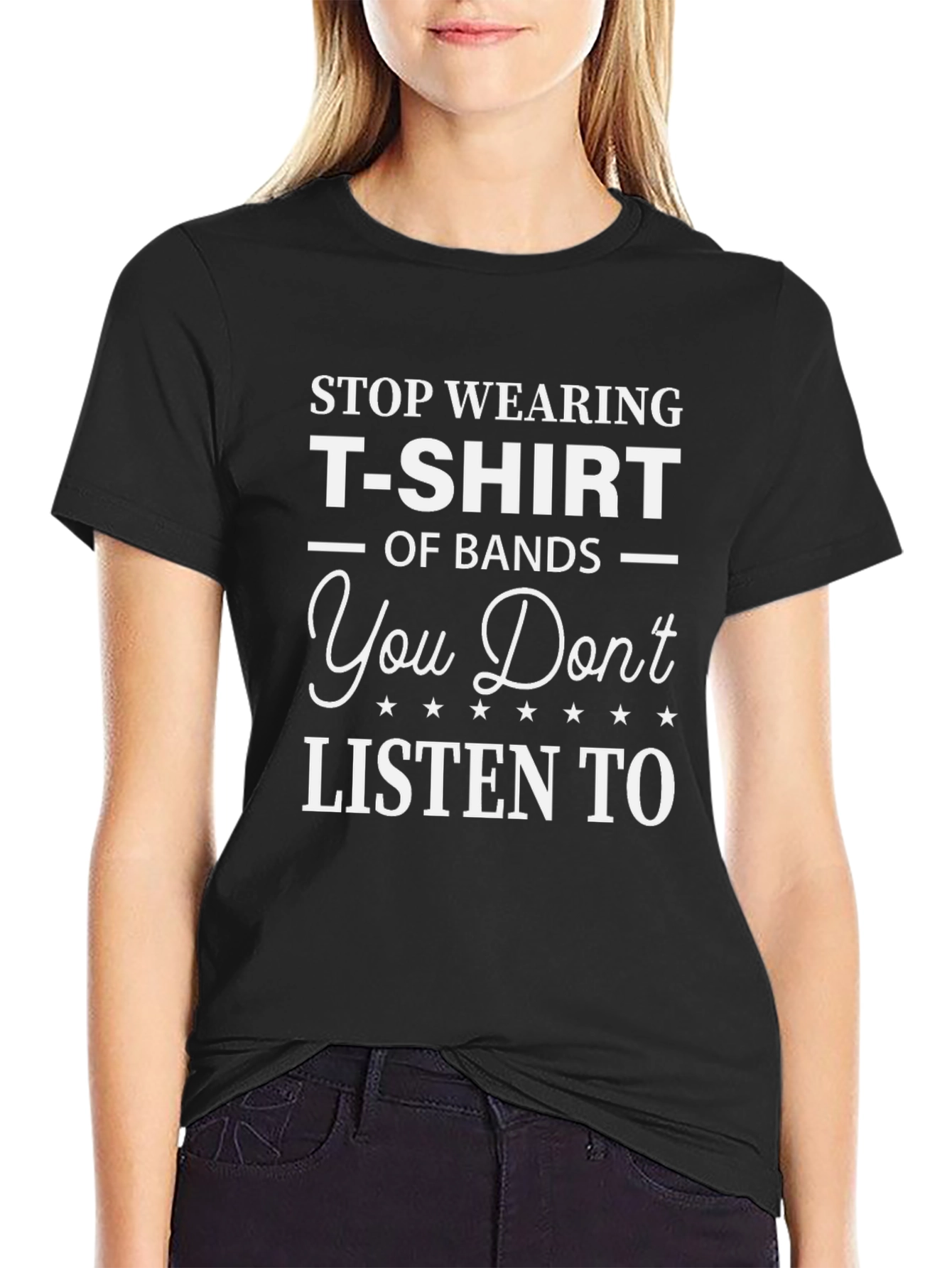Funny Band T-Shirt - Stop Wearing