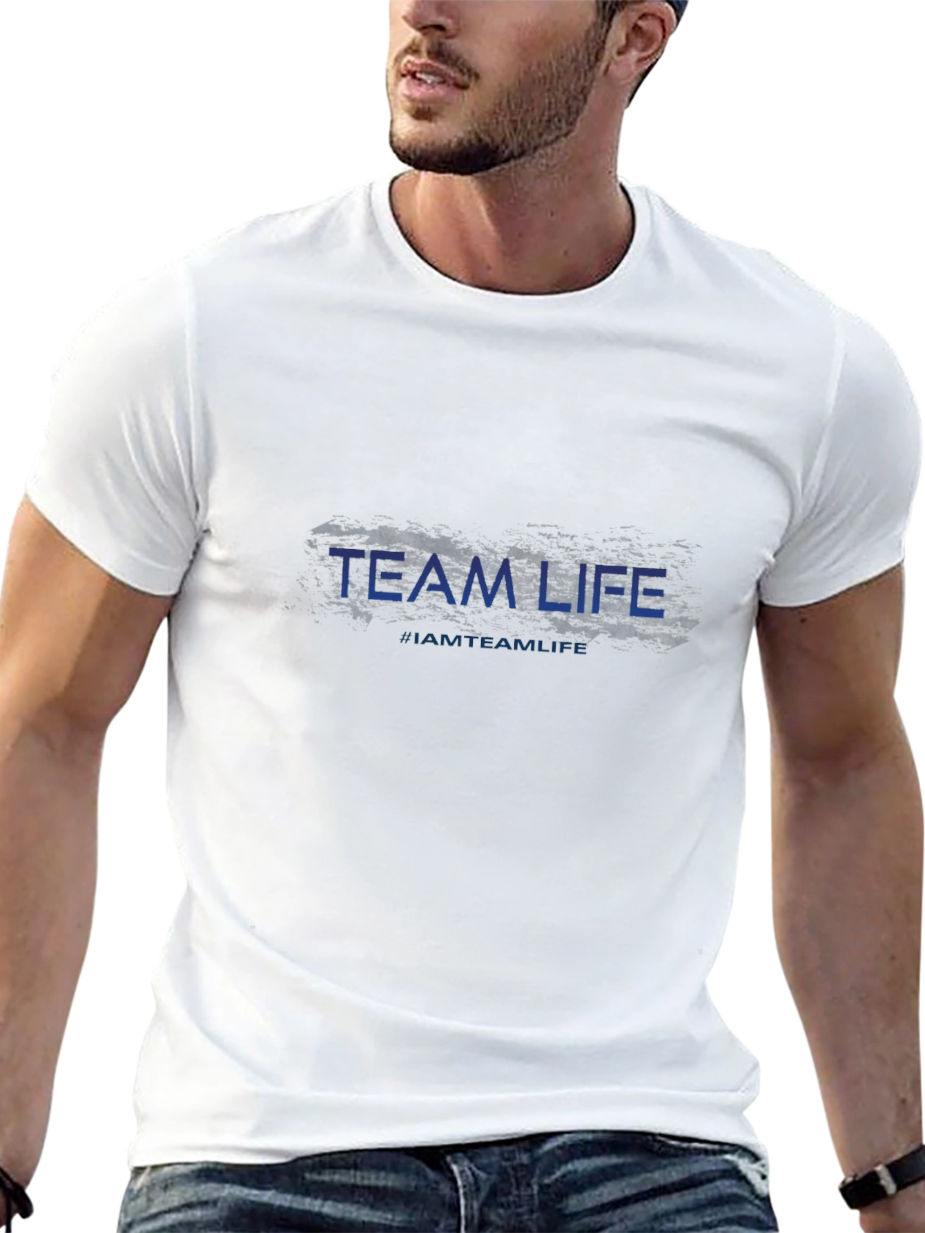 Team Life Black T-Shirt