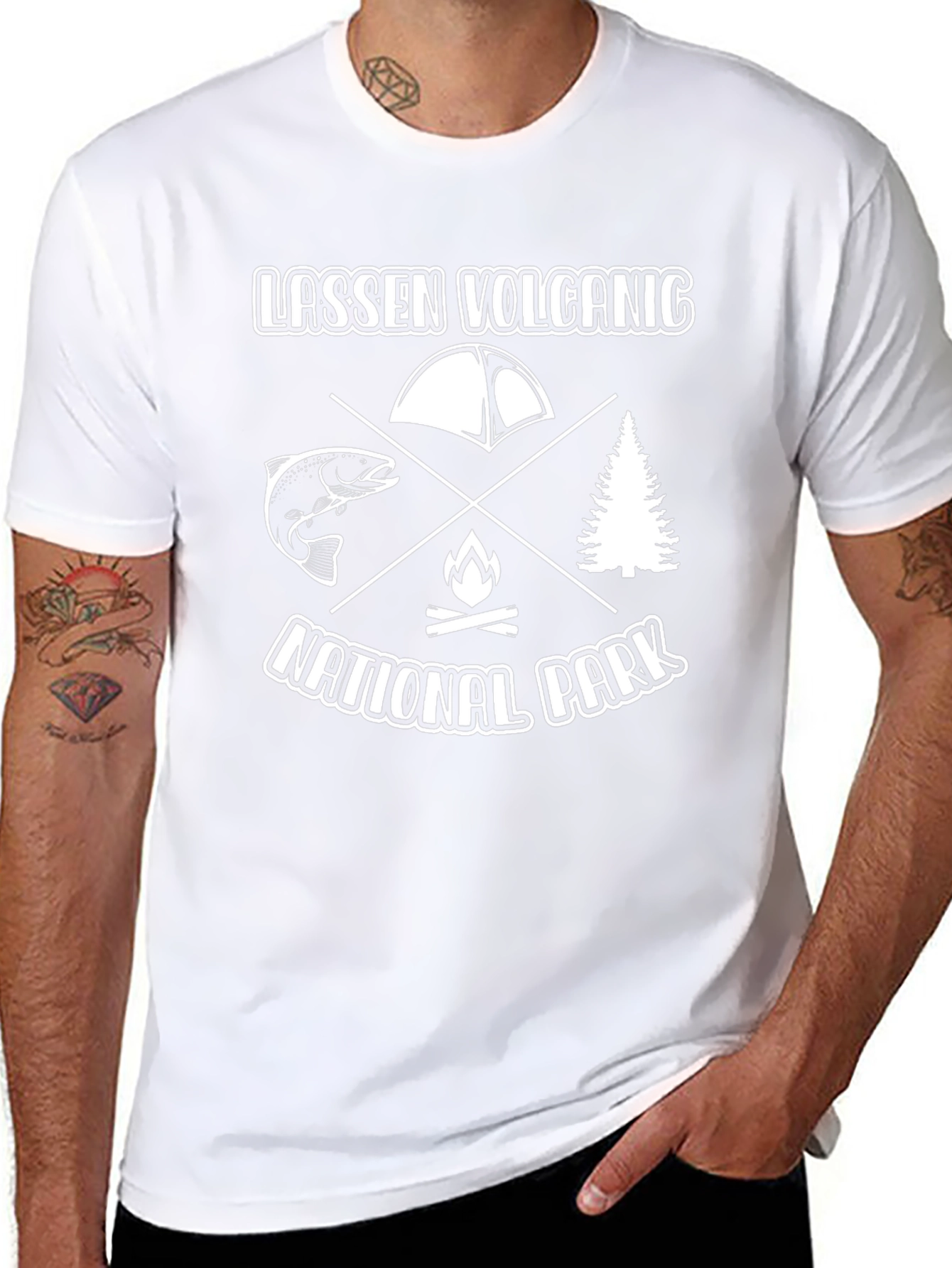 Lassen Volcanic National Park Camping T-Shirt