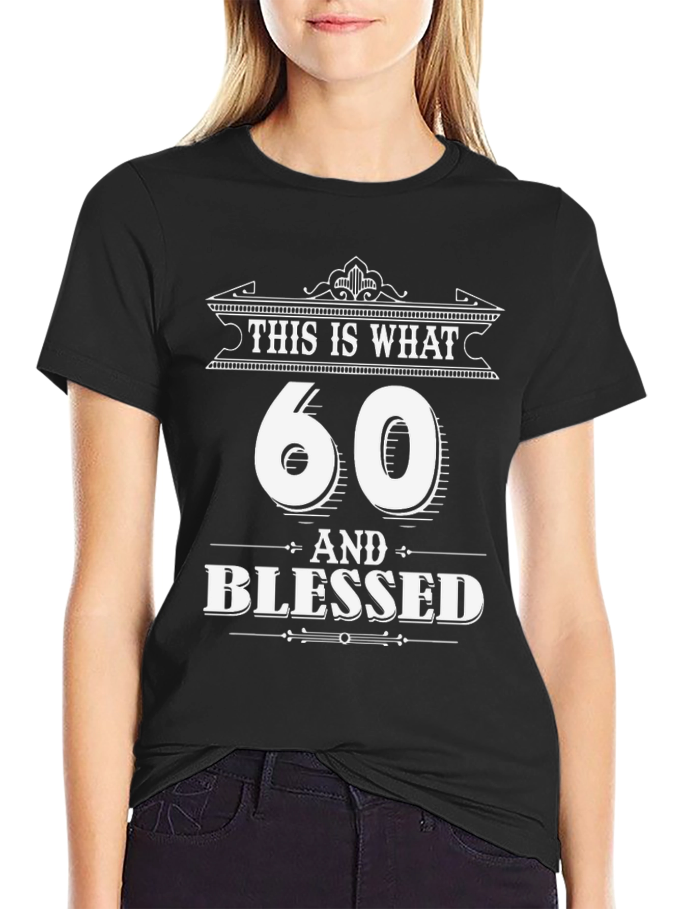 60 & Blessed T-Shirt - Birthday Gift