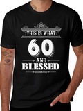 60 & Blessed T-Shirt - Birthday Gift
