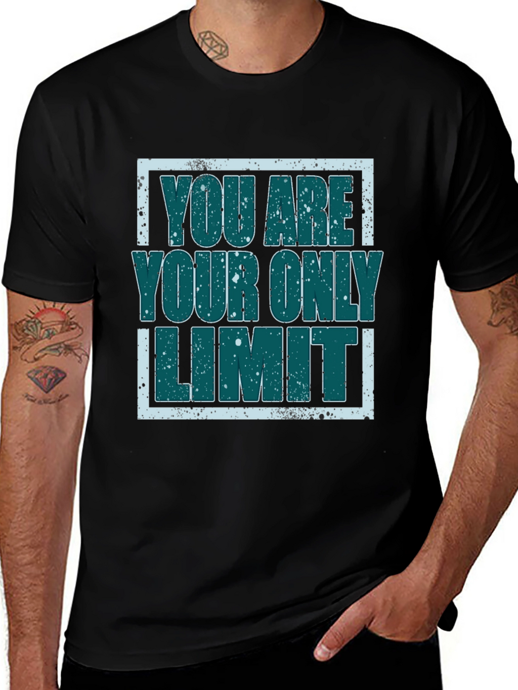 Inspirational Graphic Tee - You Are Your Only Limit