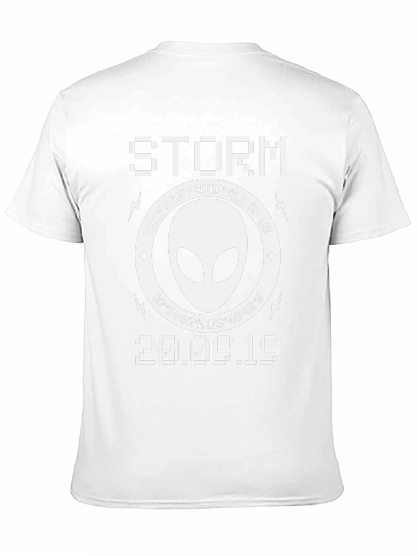 Storm Area 51 Alien T-Shirt Conspiracy Top