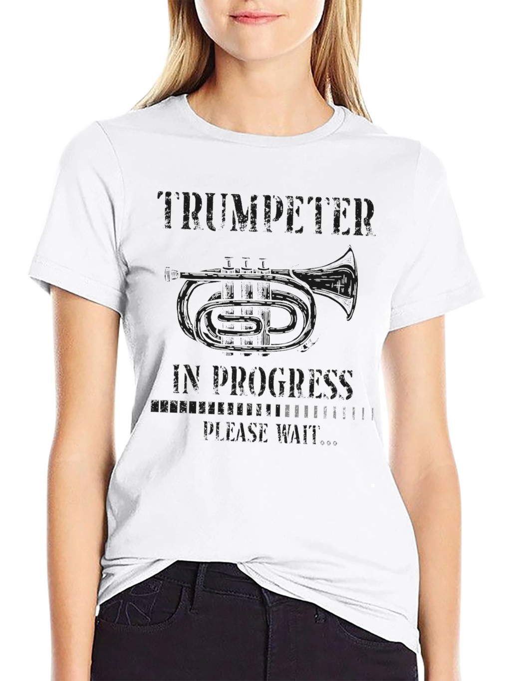Tuba Player In Progress Funny Band T-Shirt