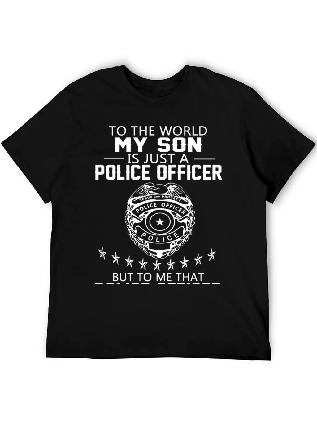 My Son Police Officer T-Shirt Gift