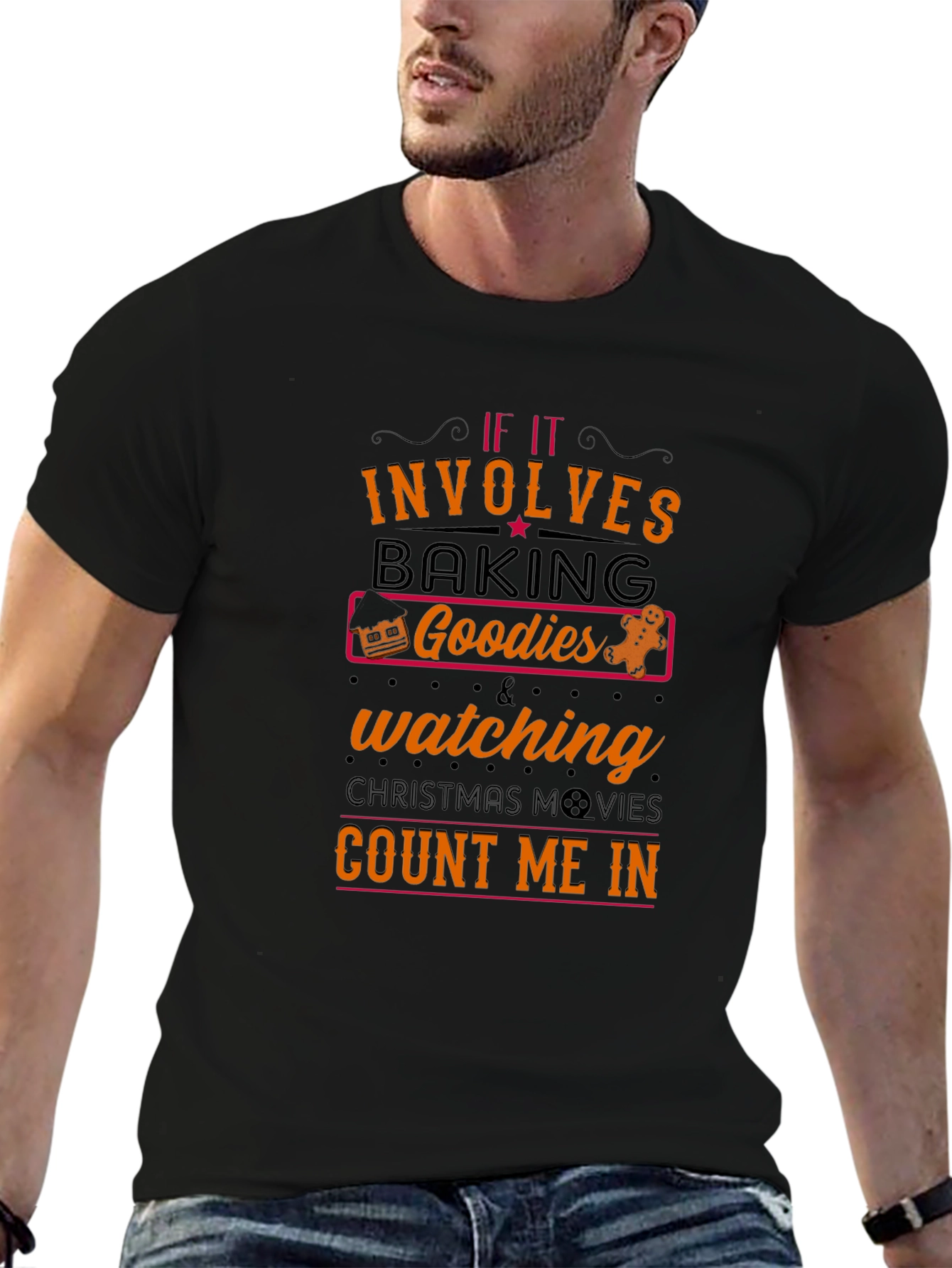 Baking & Christmas Movies T-Shirt