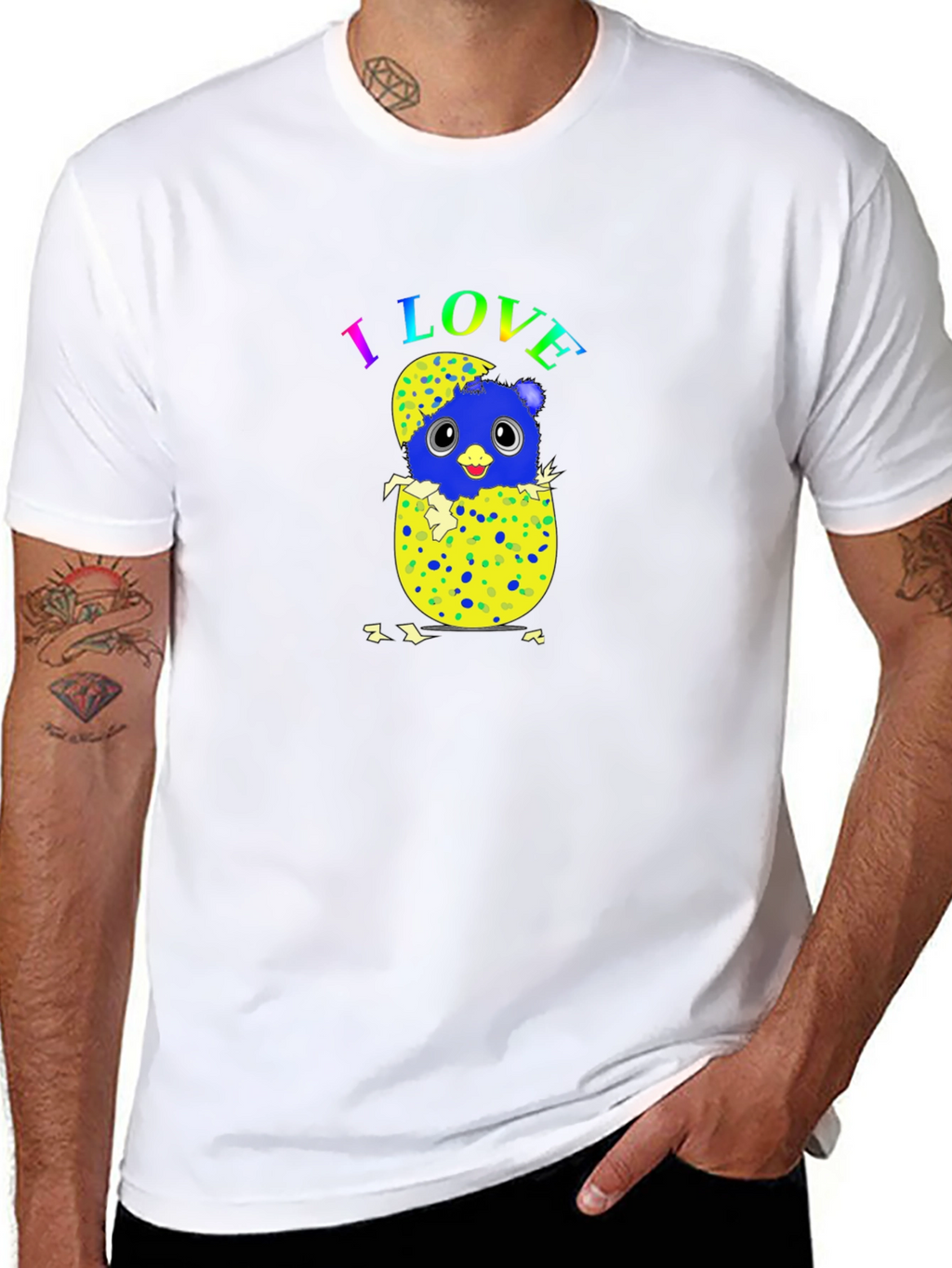 I Love Hatching Chick T-Shirt