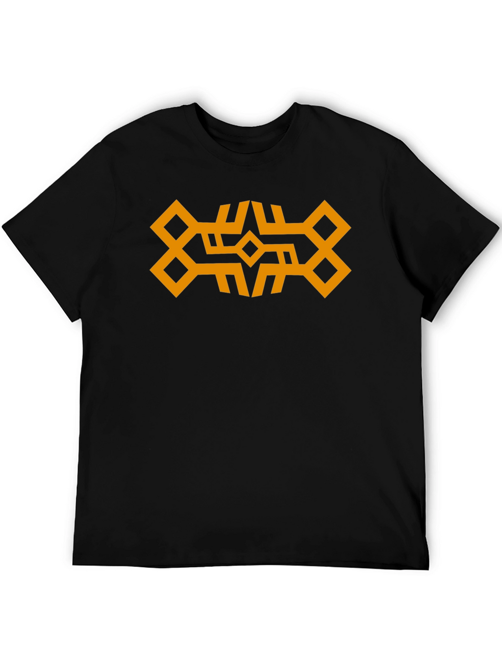 Geometric Graphic Black T-Shirt