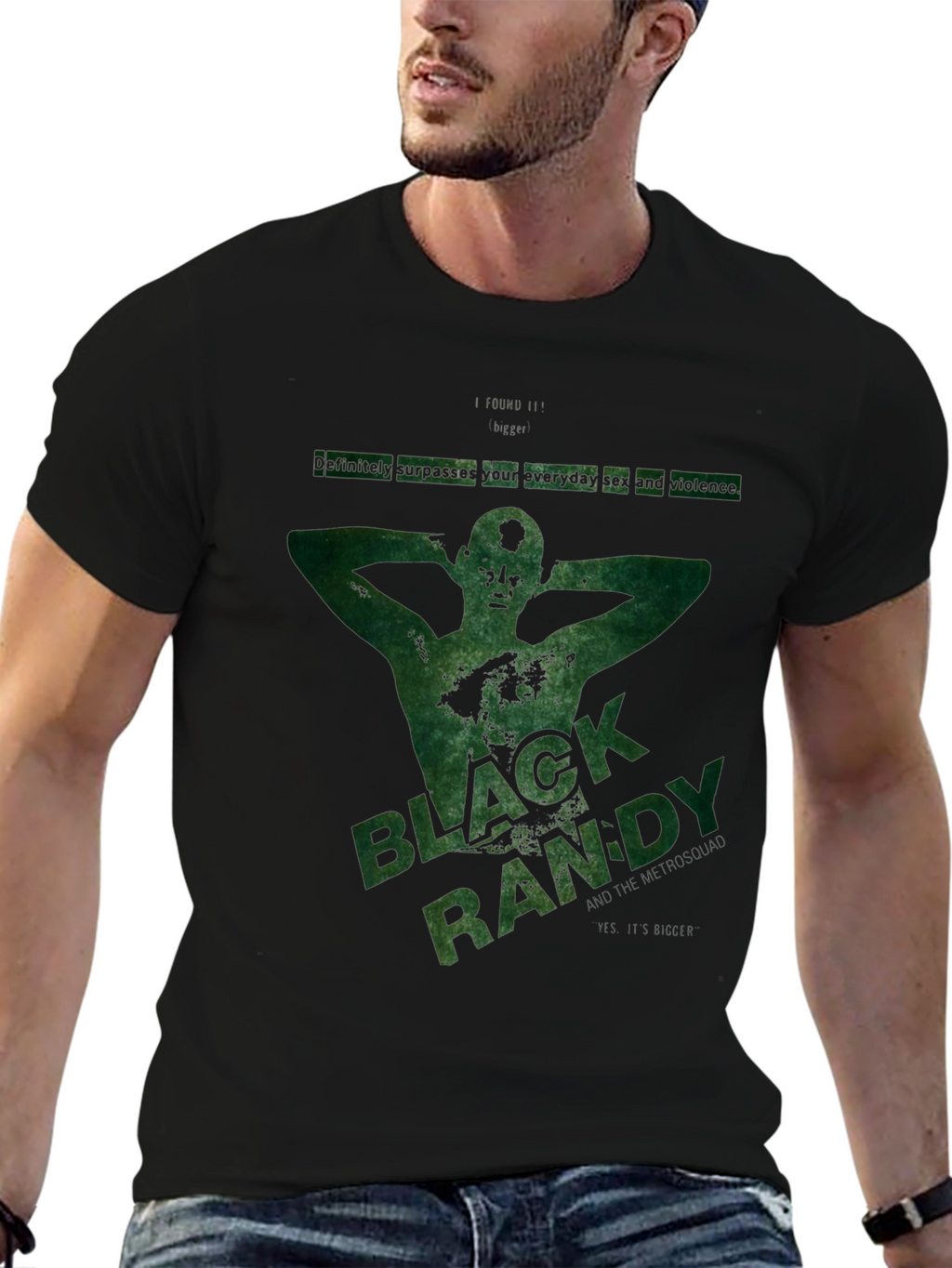 Black Randy Graphic Tee