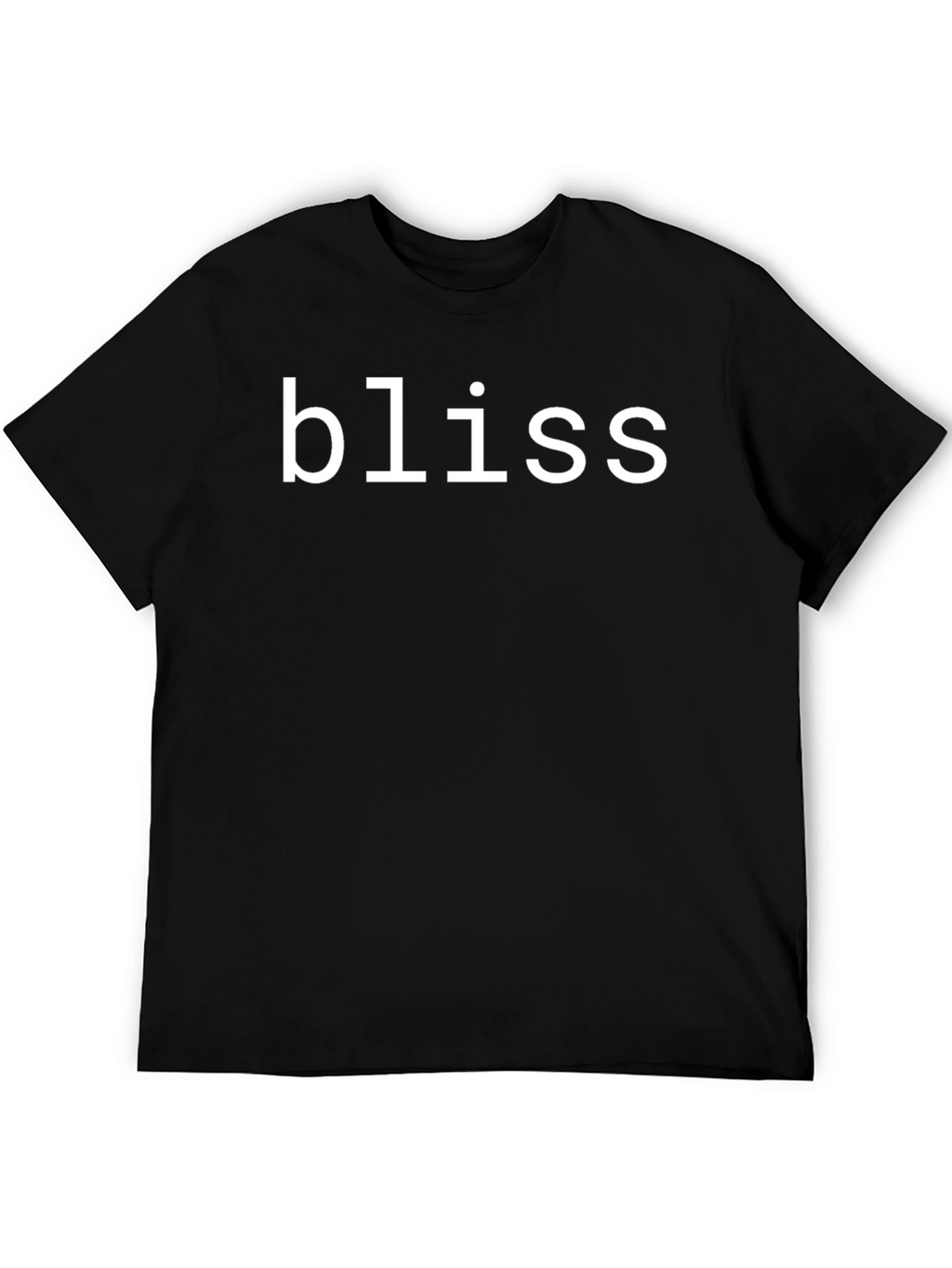 Bliss Graphic Tee - Black Cotton Comfort