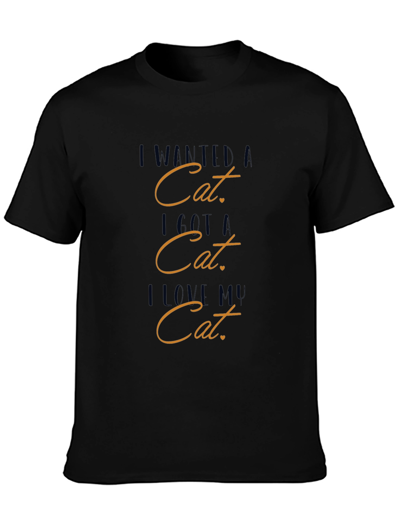 Cat Lover Graphic Tee - I Wanted a Cat