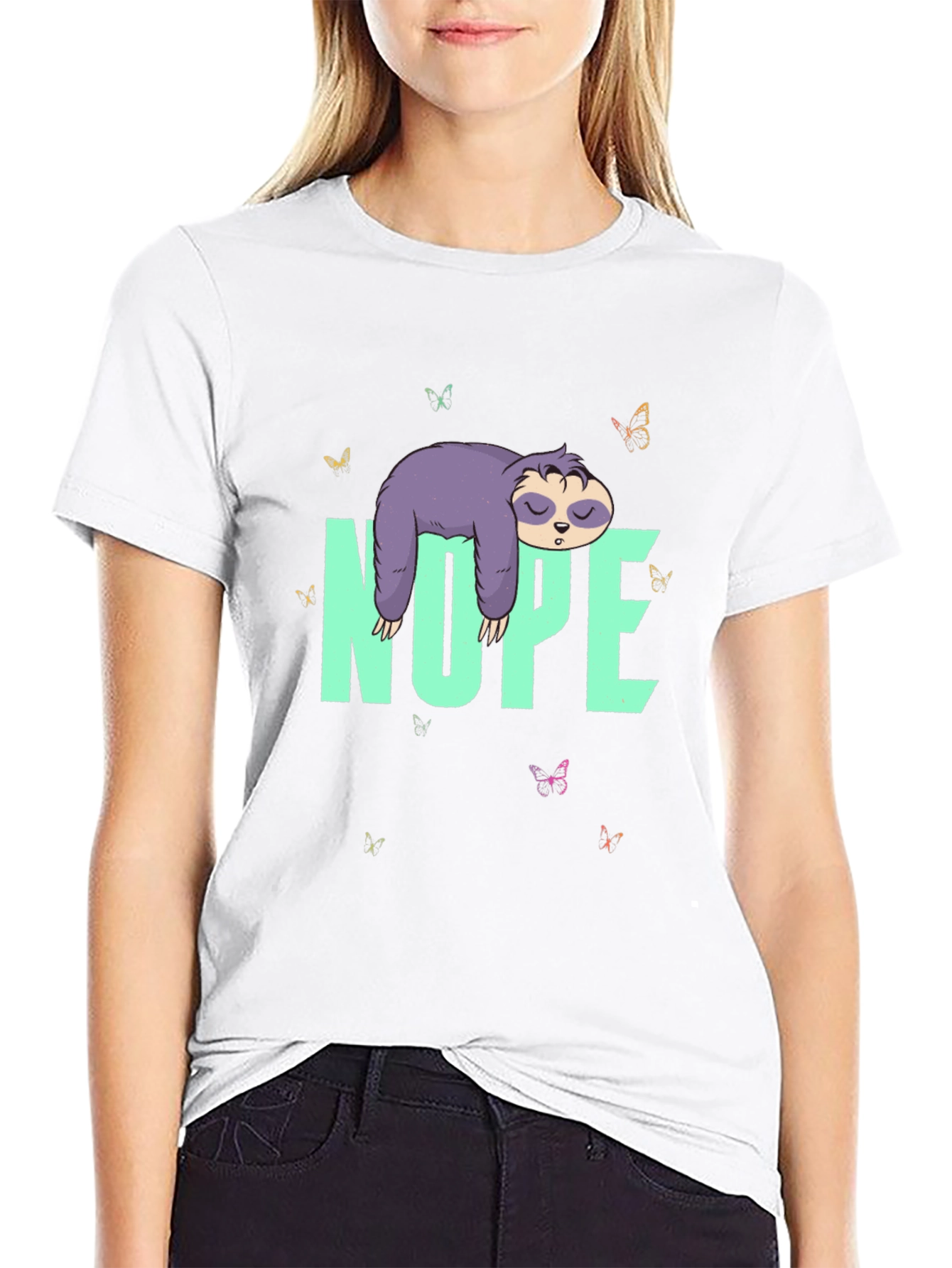Nope Sloth T-Shirt - Lazy Days Tee