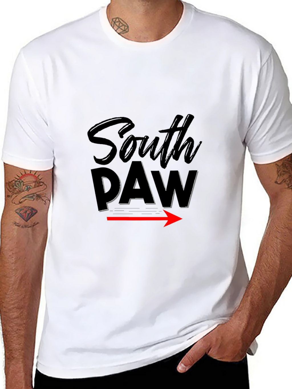 South Paw Arrow Graphic Tee - Black