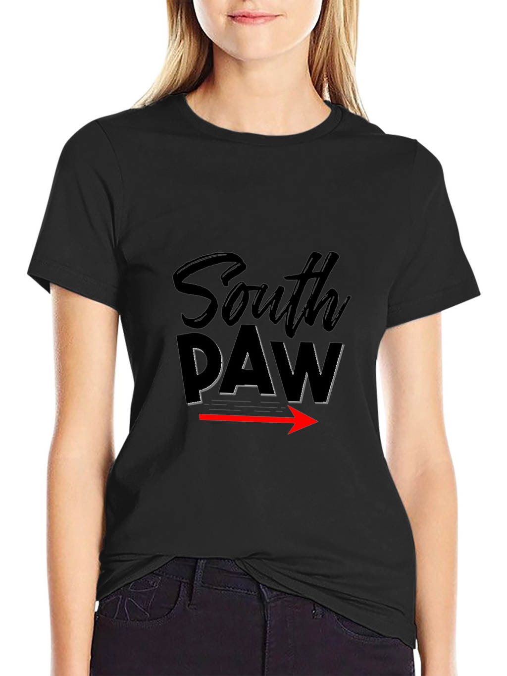 South Paw Arrow Graphic Tee - Black
