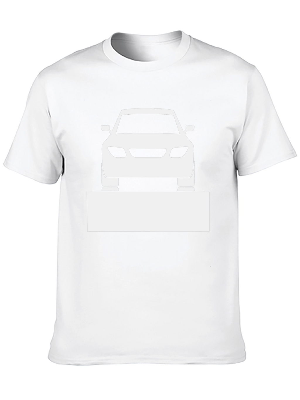 Car Graphic Tee - Black Cotton Blend