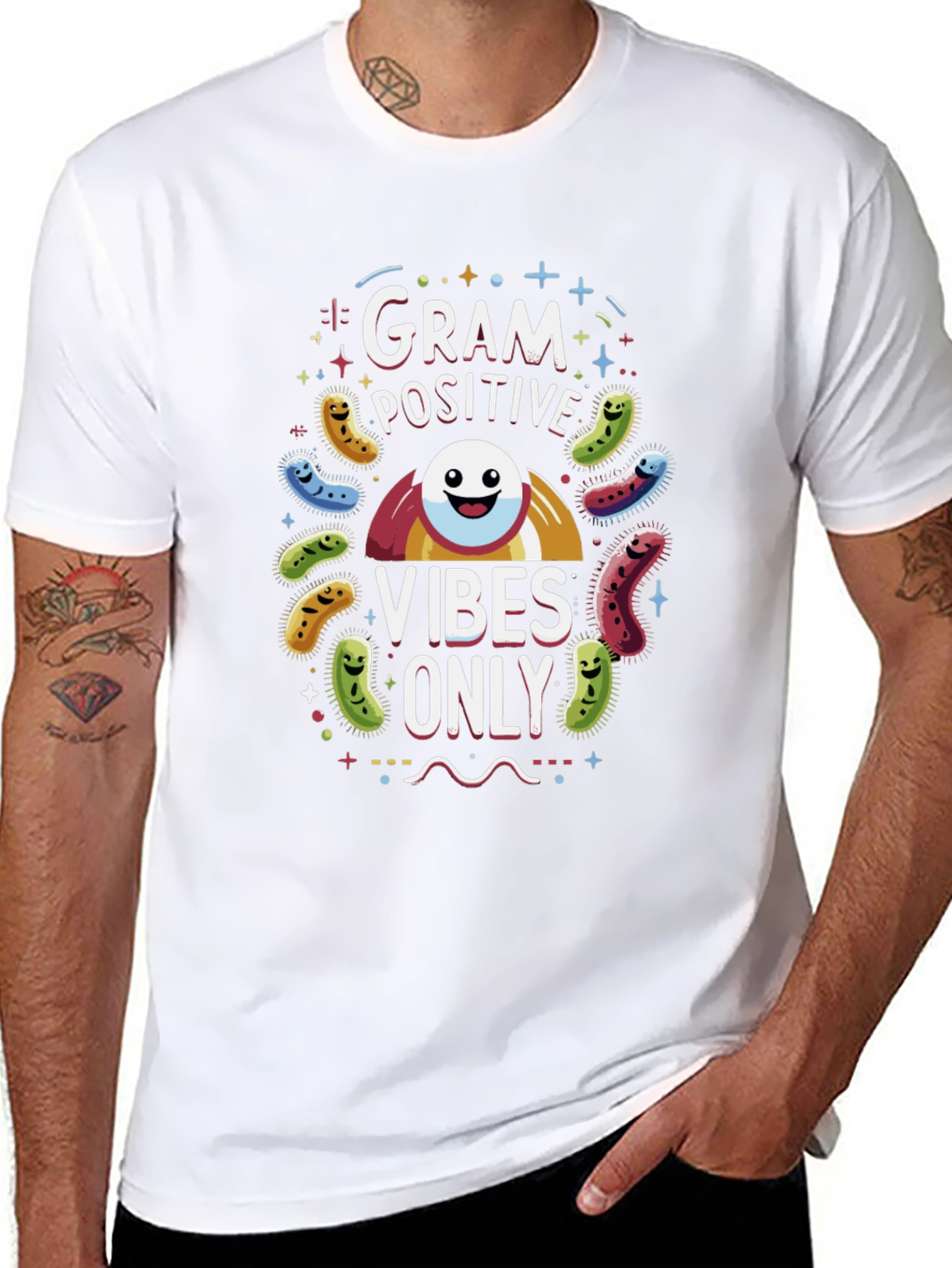 Gram Positive Vibes Only Black T-Shirt