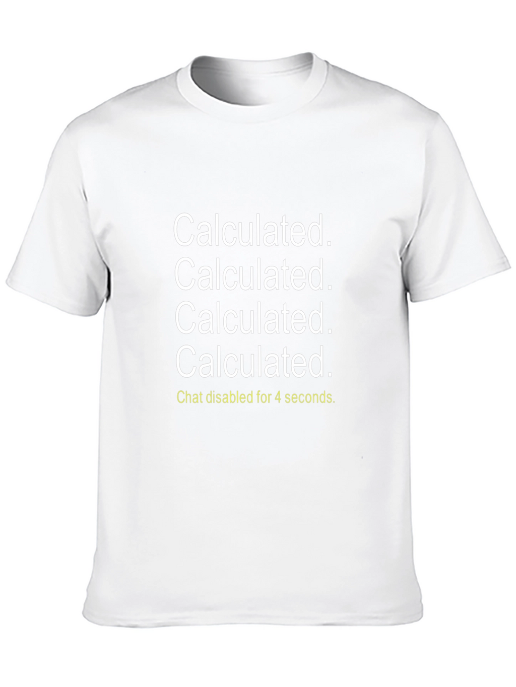 Calculated T-Shirt - Rocket League Inspired