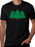 Three Trees Black T-Shirt