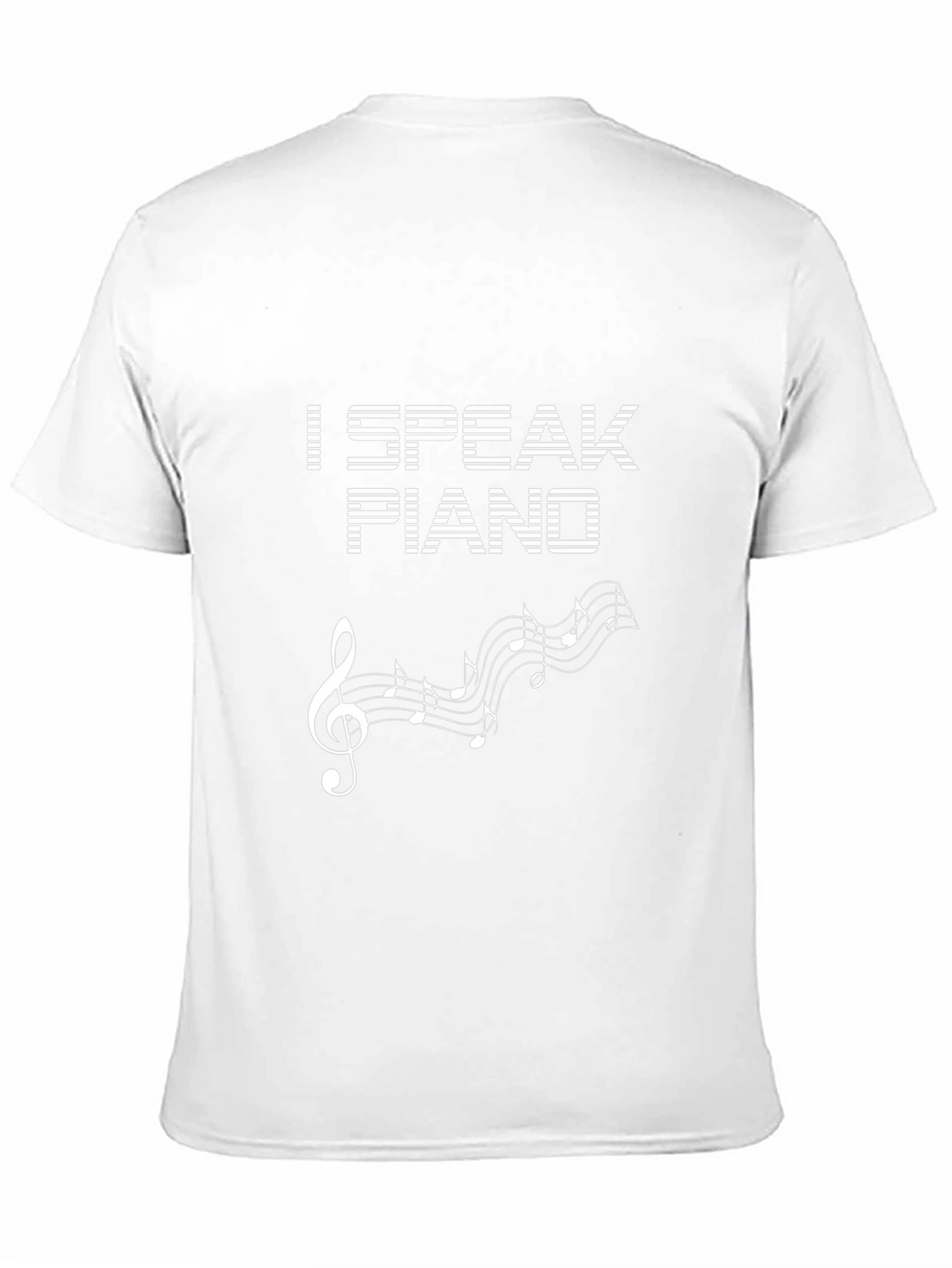 I Speak Piano Graphic Tee - Music Lover T-Shirt