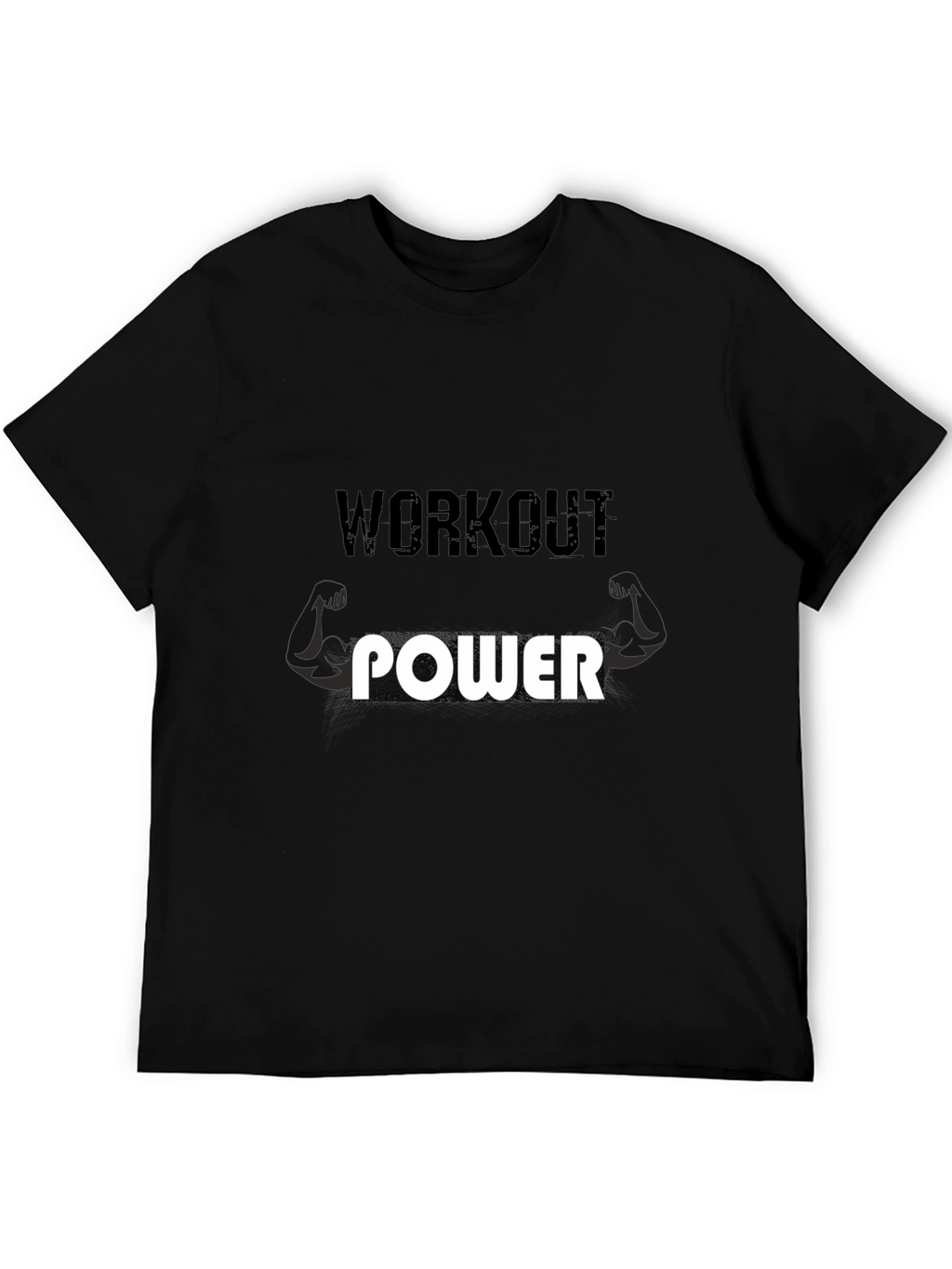 Workout Power T-Shirt - Gym Motivation Tee