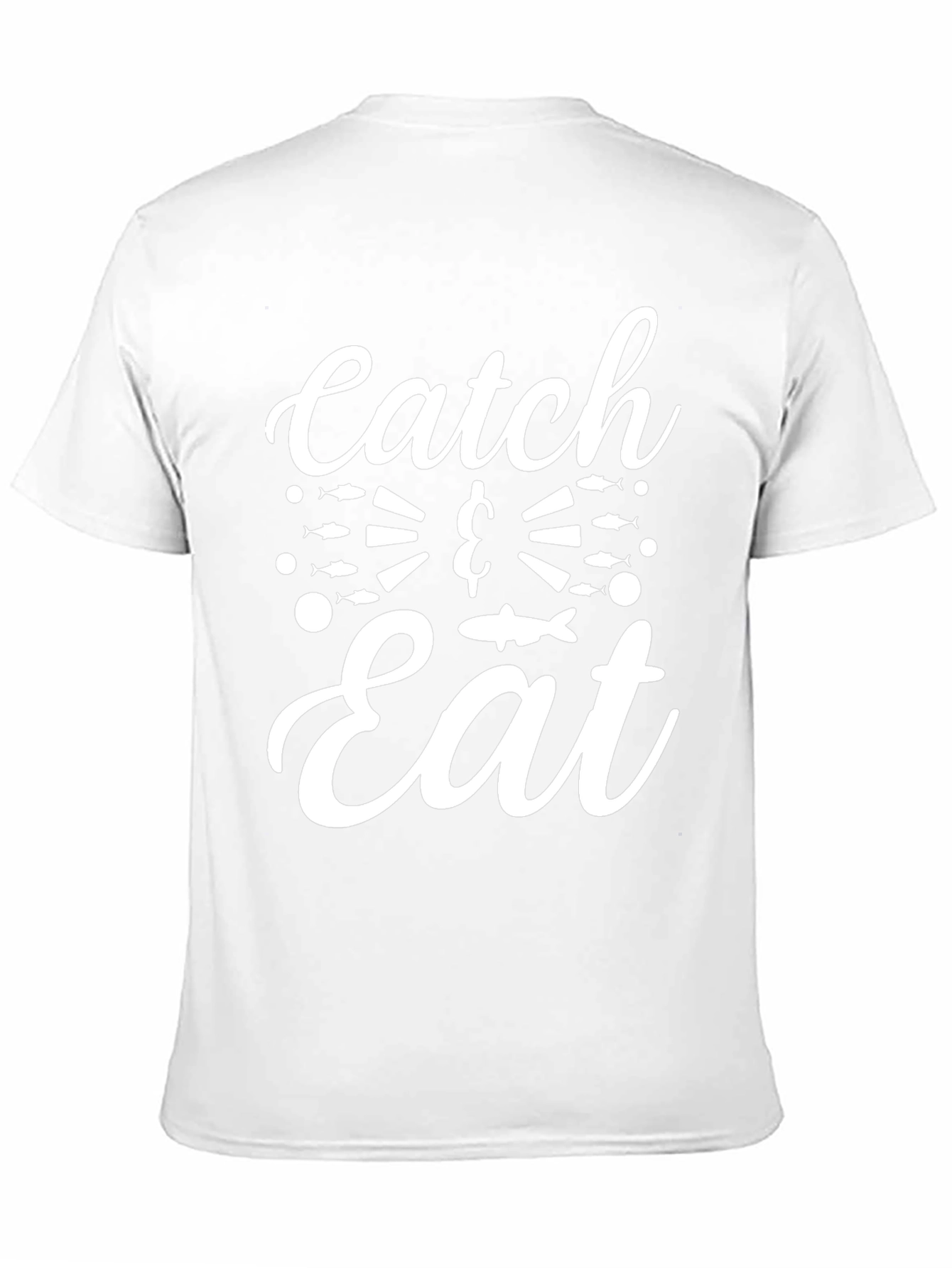Catch & Eat Graphic T-Shirt - Fishing Lover Tee