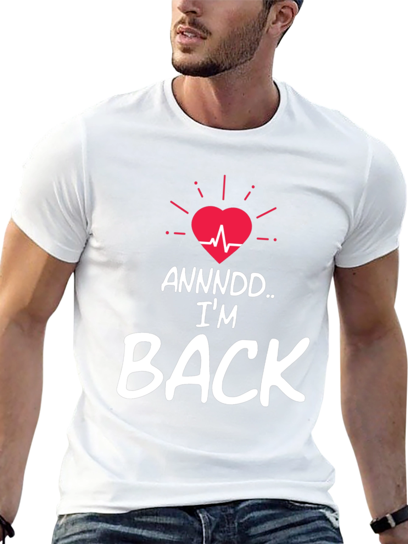 Im Back T-Shirt - Heartbeat Revival Graphic Tee