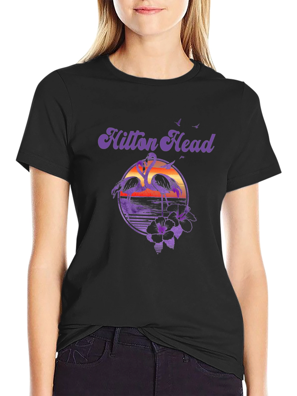Hilton Head Flamingo Graphic Tee
