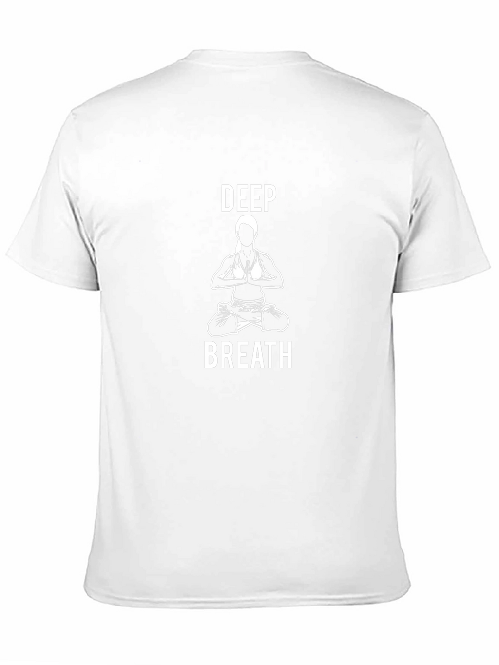 Deep Breath Meditation Graphic Tee - Black