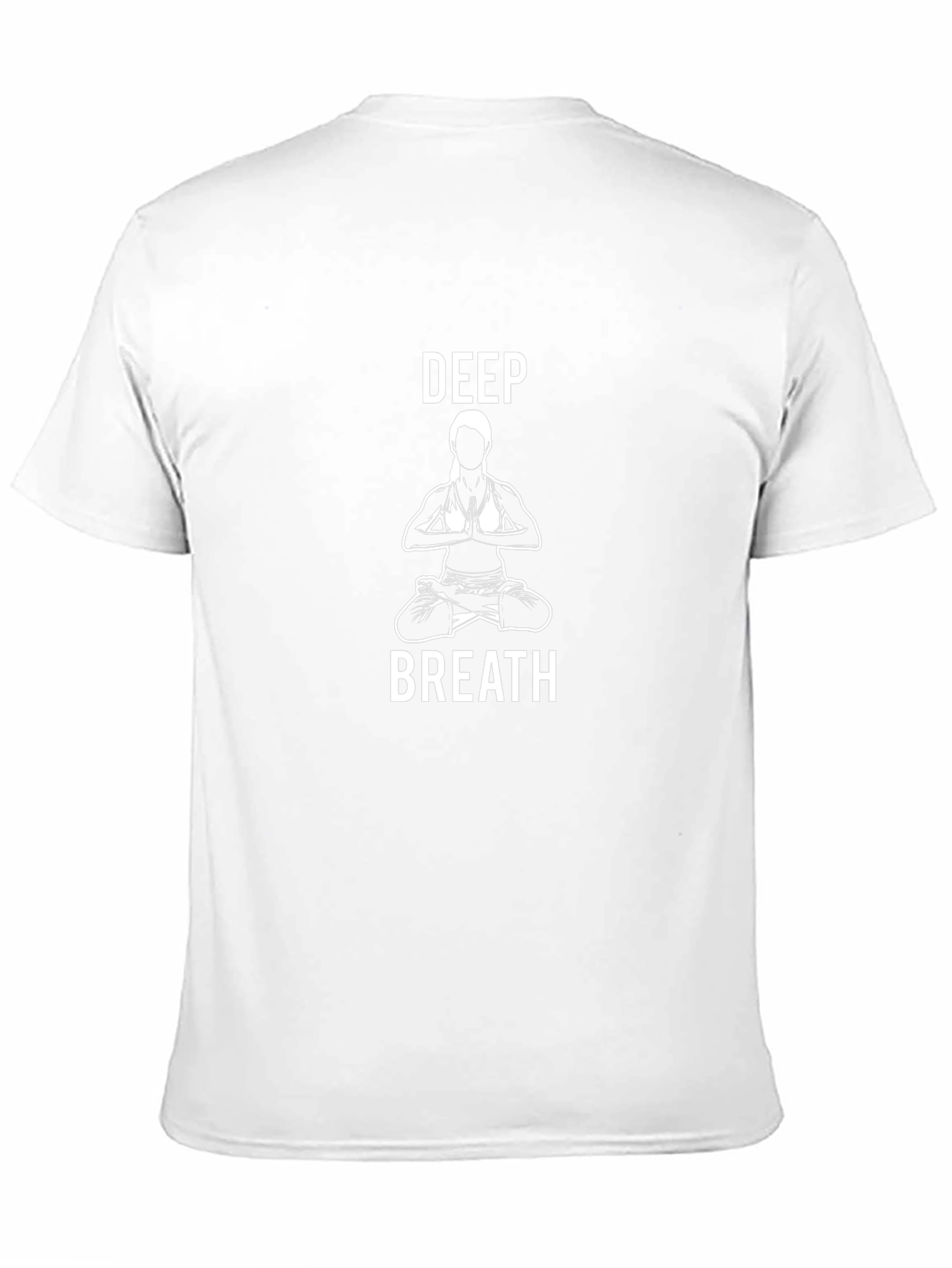Deep Breath Meditation Graphic Tee - Black